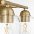 Wallinger 2-light Bath Vanity Light Aged Brass