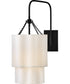 Gwen 1-Light Large Single Light Sconce in Black