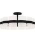 Sweeney Extra Large 6-light Semi Flush Mount Matte Black