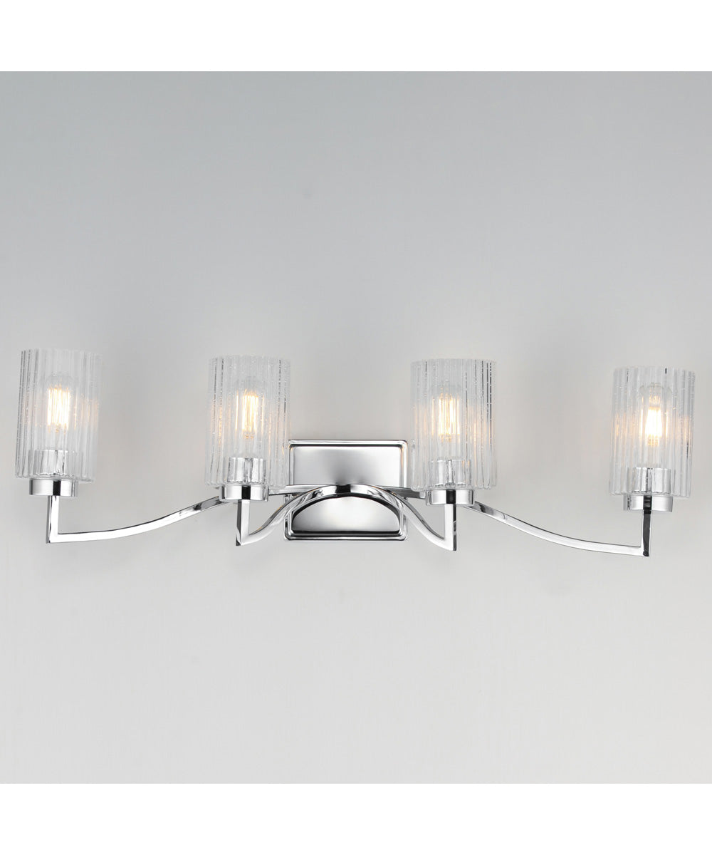 Rigata 4-Light Bath Vanity Polished Nickel