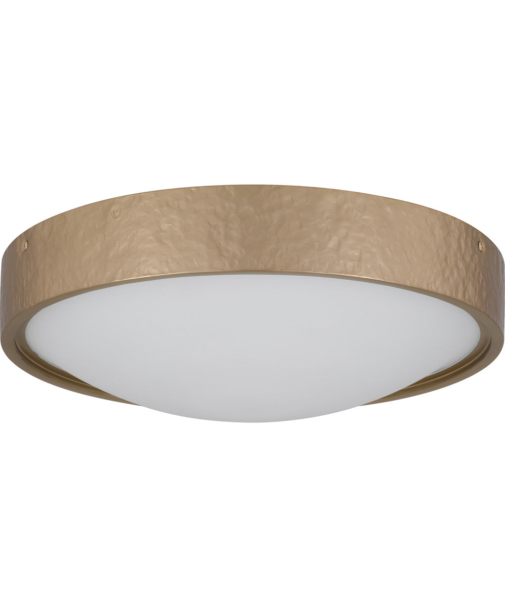 Quoizel Flush Mount Medium 3-light Flush Mount Bronze Gold