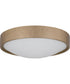 Quoizel Flush Mount Medium 3-light Flush Mount Bronze Gold