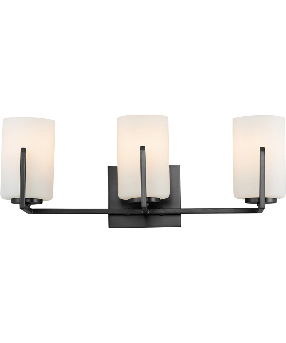 Dart 3-Light Bath Vanity Black