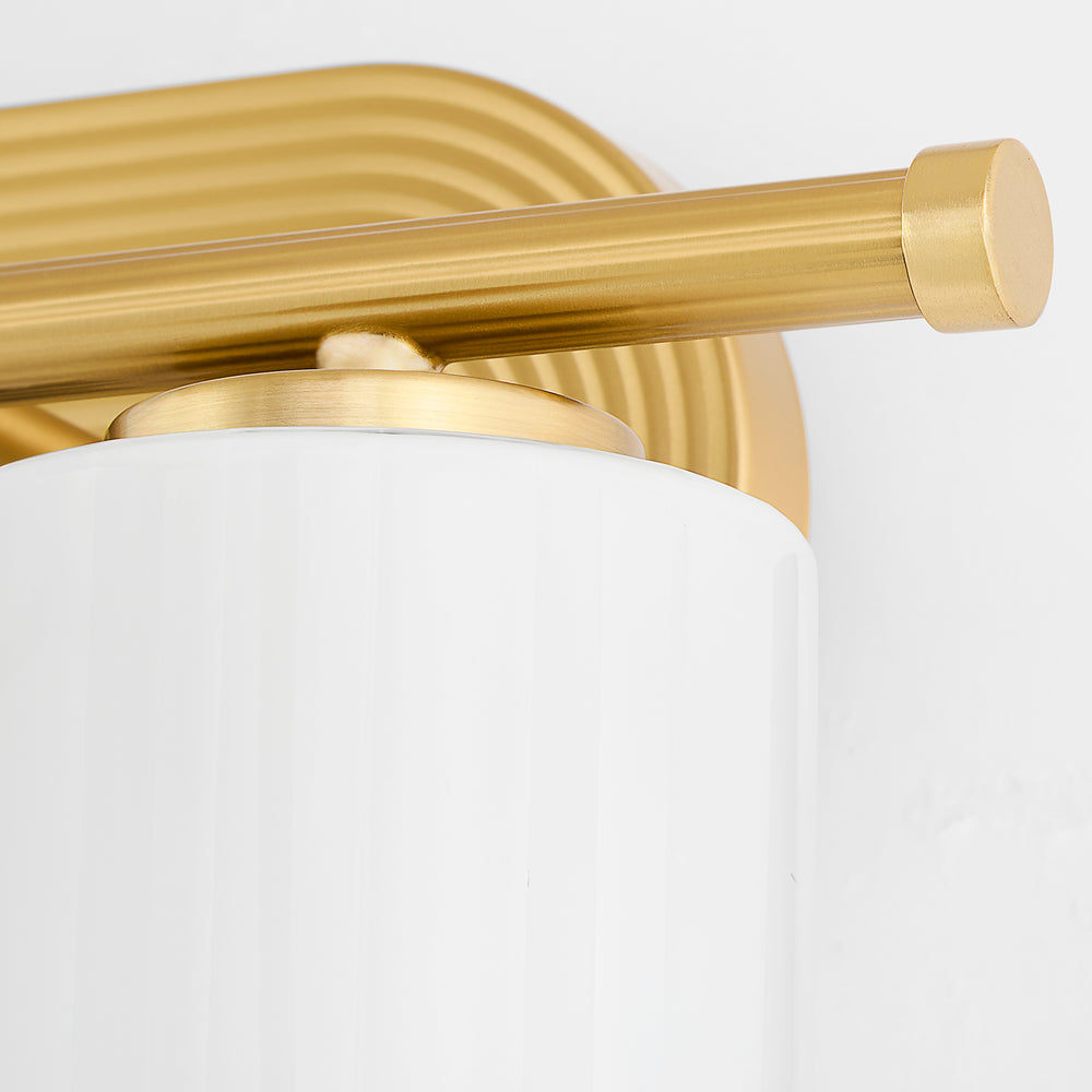 Belinder 2-light Bath Vanity Light Aged Brass