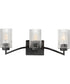 Rigata 3-Light Bath Vanity Black