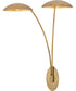 Glenn 2-Light Large Two Light Sconce in Heritage Brass