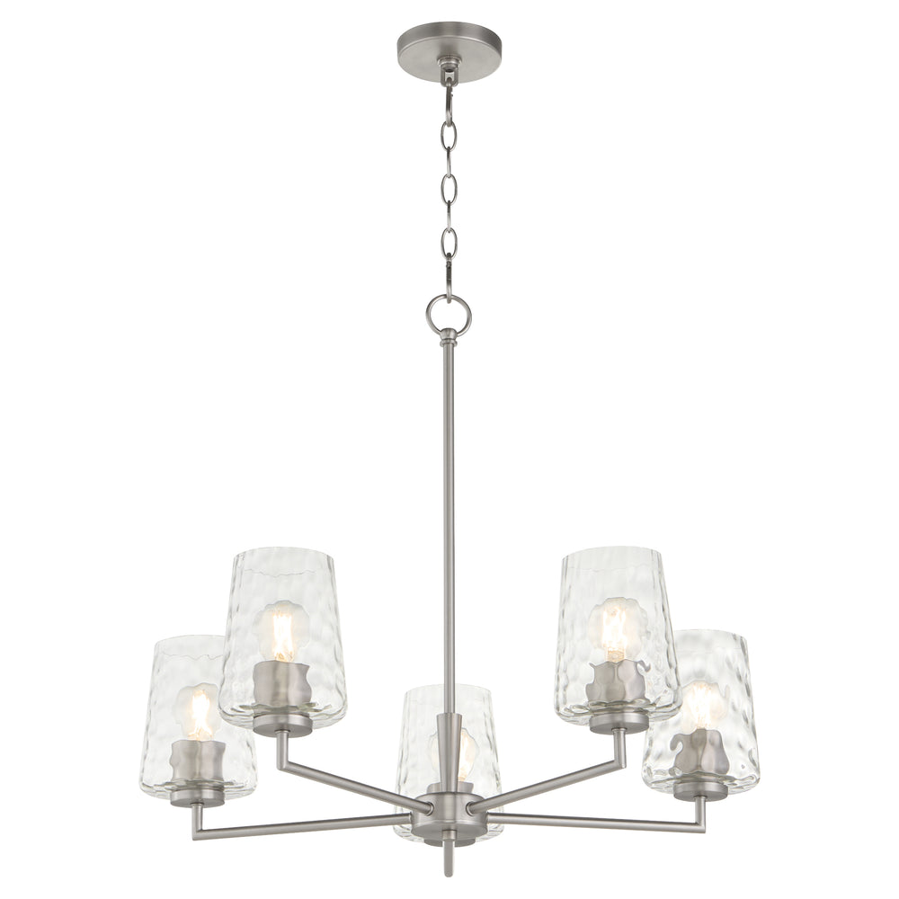 Goodwin 5-light Chandelier Satin Nickel