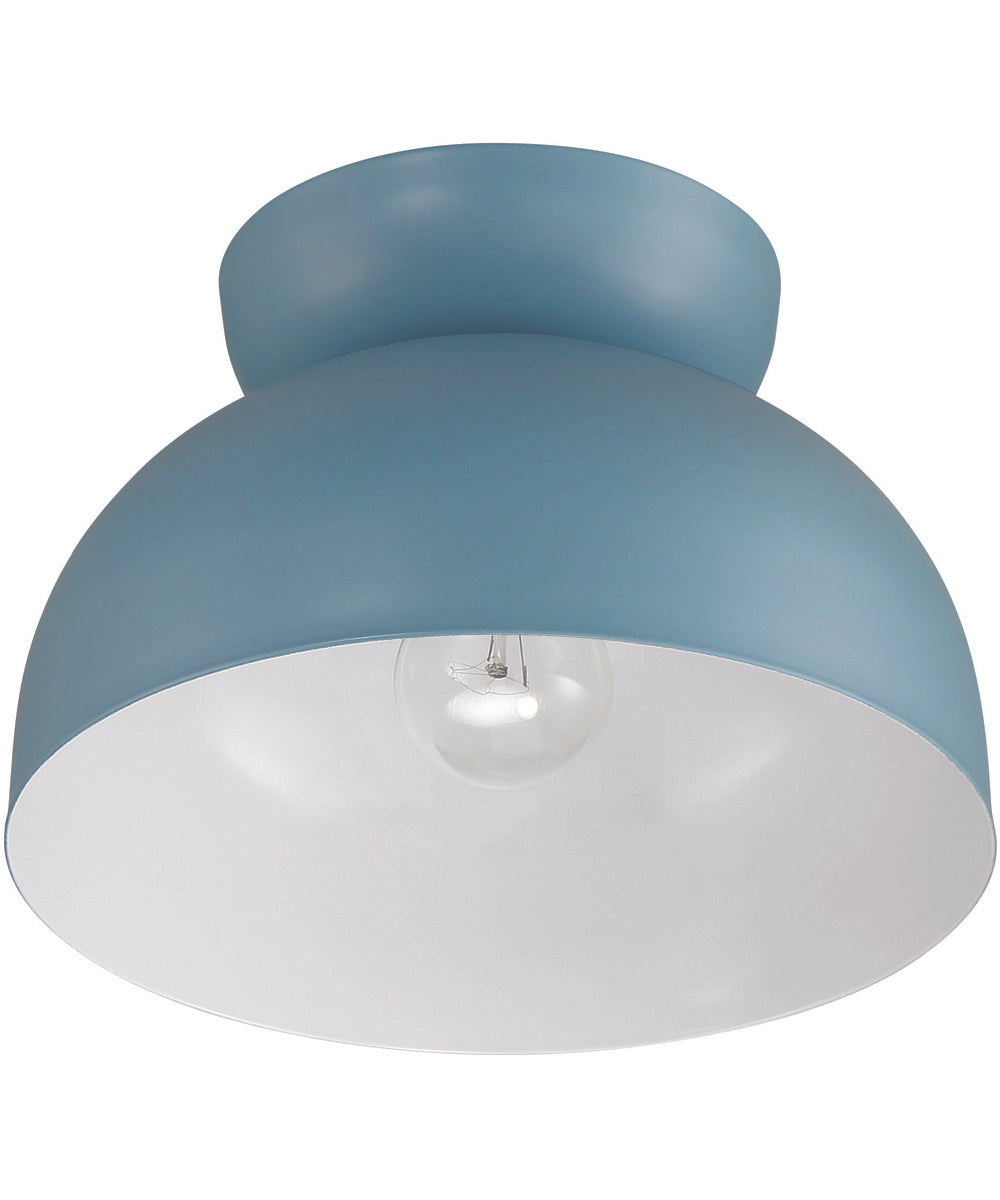 Ventura Dome 1-Light Lighting Dusty Blue