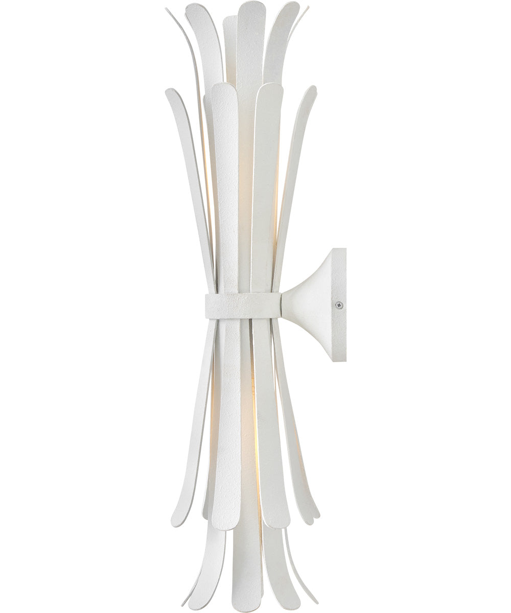 Reina 2-Light Large Two Light Sconce in Textured Plaster