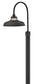 Troyer 1-Light Medium Post Mount Lantern in Black