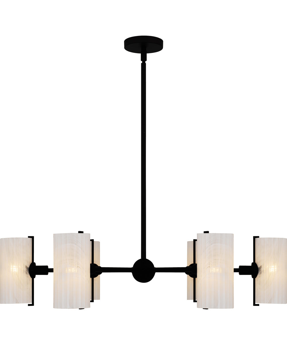 Curran 6-light Chandelier Matte Black