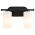 Belinder 2-light Bath Vanity Light Matte Black