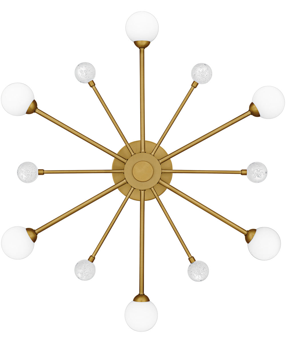 Quoizel Semi-Flush Mount Extra Large 6-light Semi Flush Mount Brushed Gold