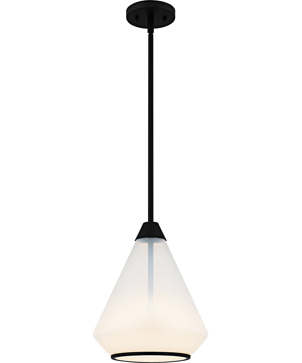 Quoizel Pendant Small 1-light Mini Pendant Matte Black