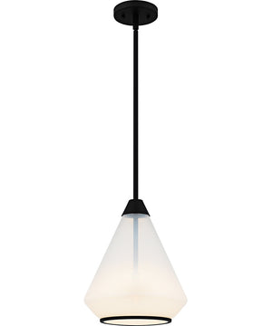 Quoizel Pendant Small 1-light Mini Pendant Matte Black