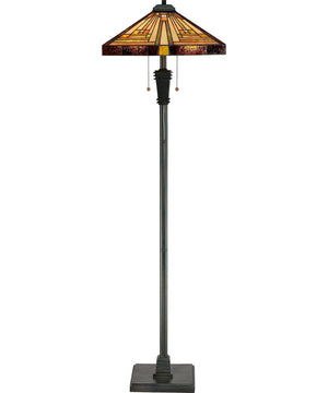 OPEN BOX Stephen Medium 2-light Floor Lamp Vintage Bronze