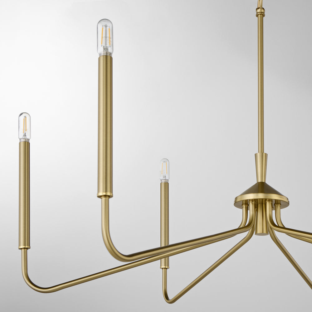 Providence 6-light Chandelier Aged Brass