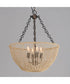 Cestino 4-Light Pendant Antique Bronze