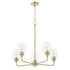 Raymond Chandelier Aged Brass