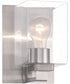 McClane 1-Light Lighting Brushed Polished Nickel