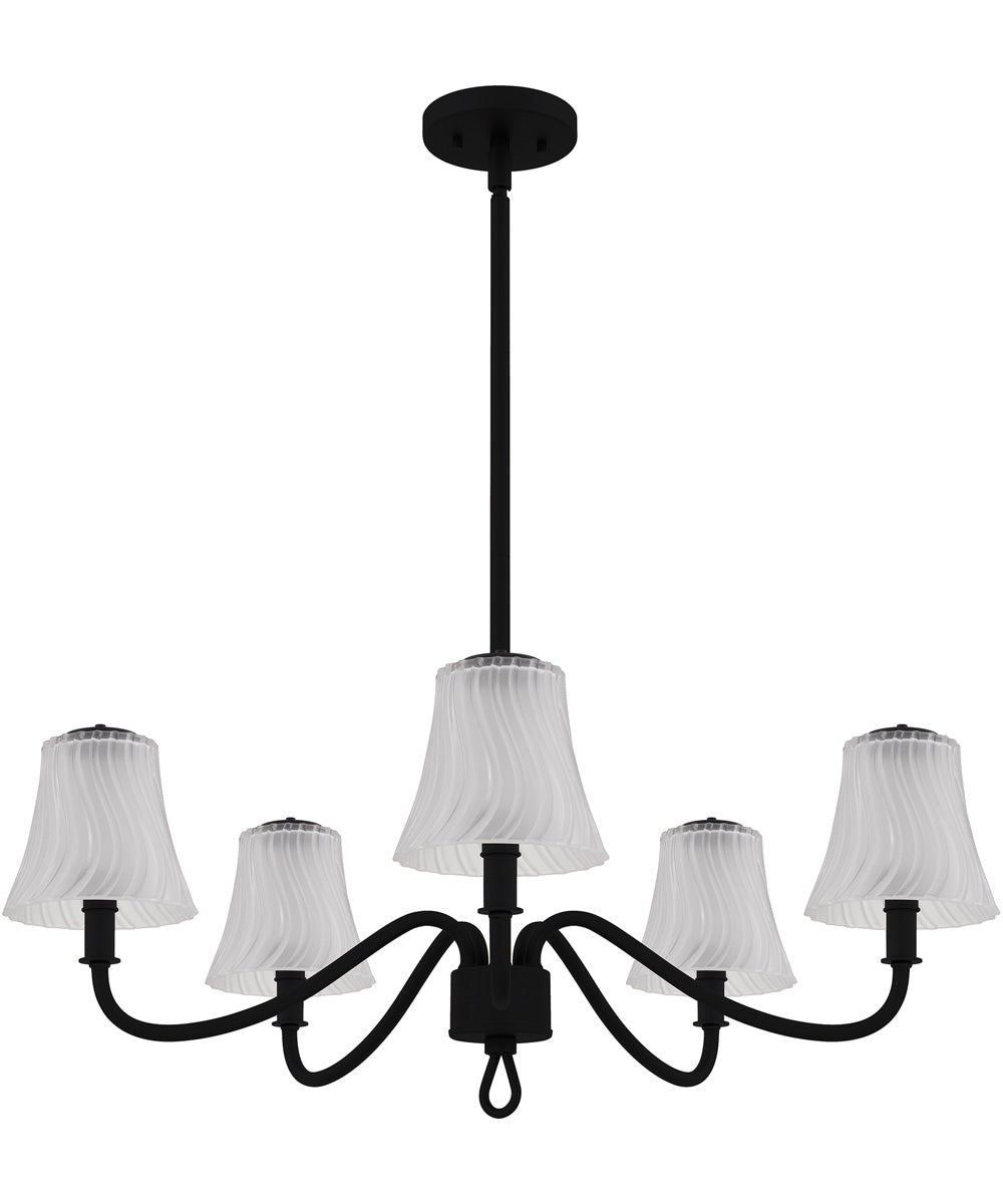 McKinney 5-light Chandelier Matte Black