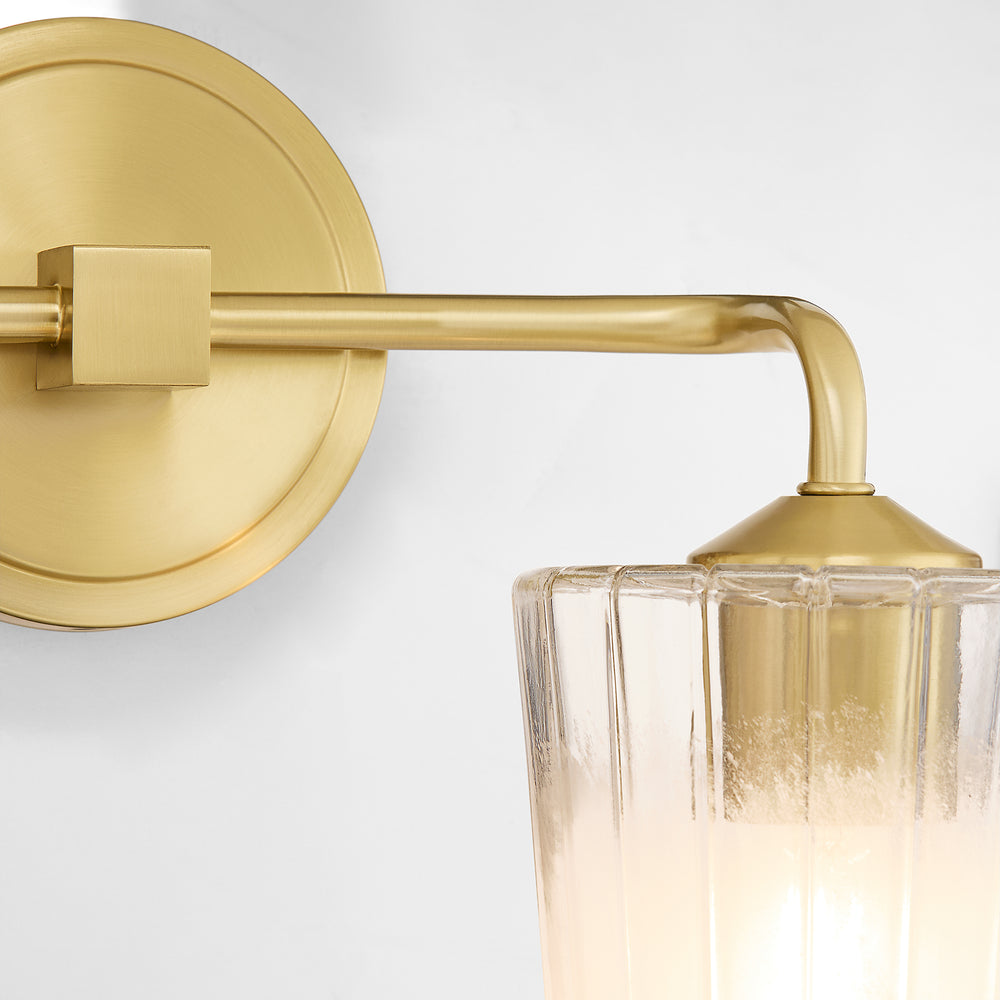 Providence 2-light Bath Vanity Light Aged Brass