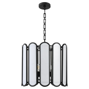 Belleview 4-light Pendant Matte Black