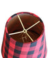 5"x8"x7” Heartland Hardback Empire Edson Clip On Lampshade, Lumberjack Buffalo Flannel Fabric