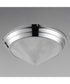 Hargreaves 3-Light Flush Mount Polished Nickel