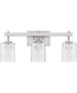 Brenthouse Large 3-light Bath Light Brushed Nickel