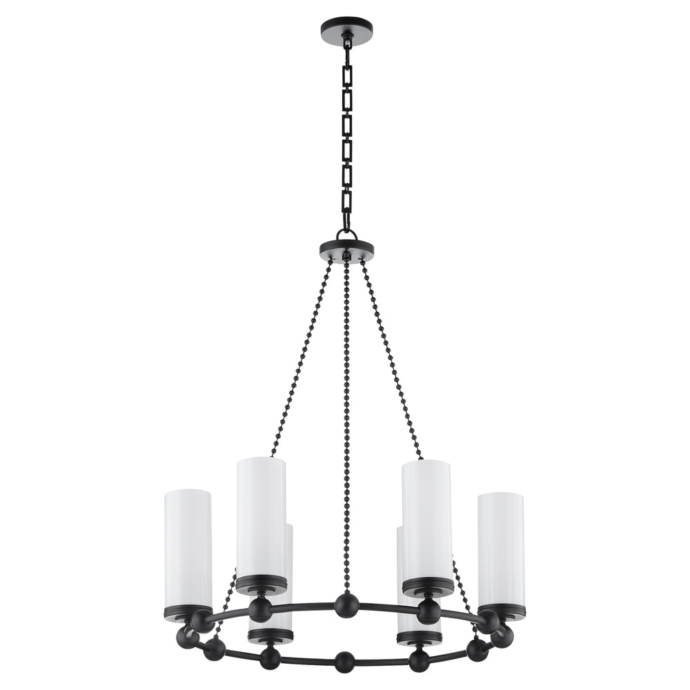 Lee Boulevard 6-light Chandelier Matte Black