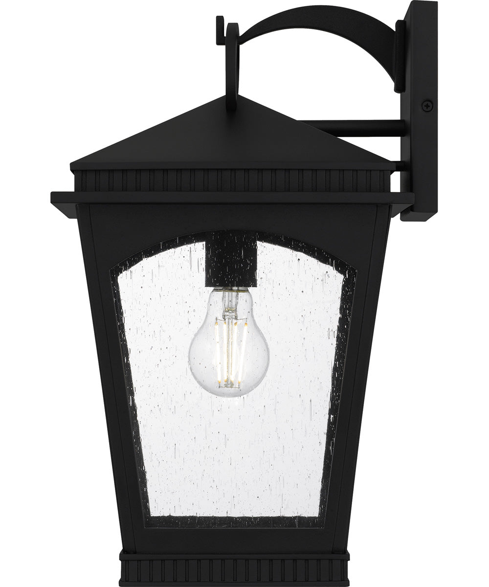 Huck Large 1-light Outdoor Wall Light Earth Black