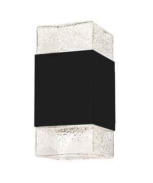 Saxton Small Outdoor Wall Light Matte Black