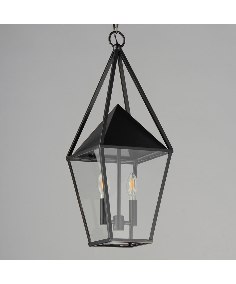 Bavaria 2-Light Large Outdoor Pendant Black