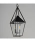 Bavaria 2-Light Large Outdoor Pendant Black