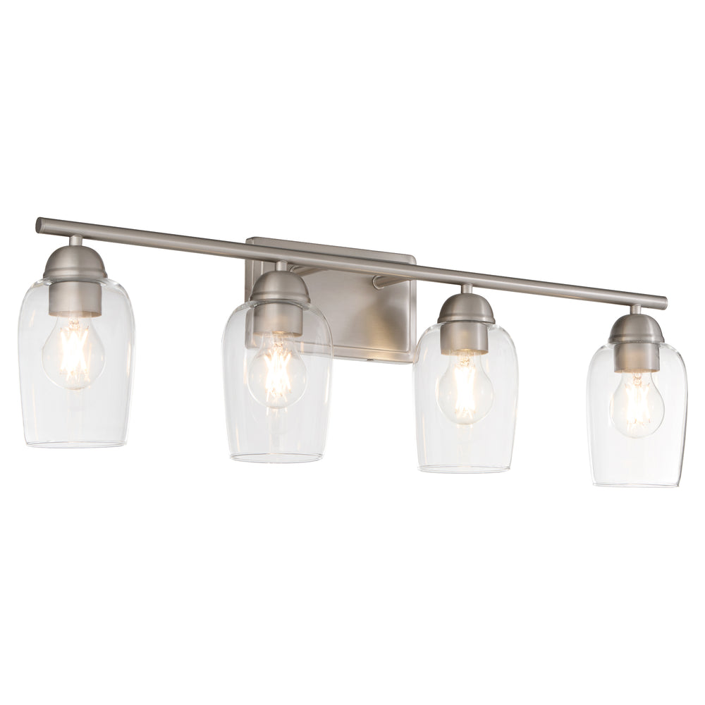 Wallinger 4-light Bath Vanity Light Satin Nickel