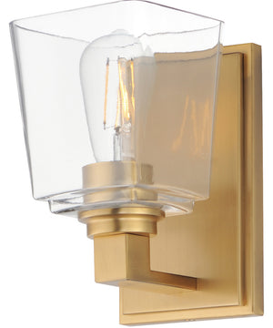 Cubos 1-Light Wall Sconce Natural Aged Brass