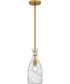 Quoizel Piccolo Pendant Small 1-light Mini Pendant Brushed Gold