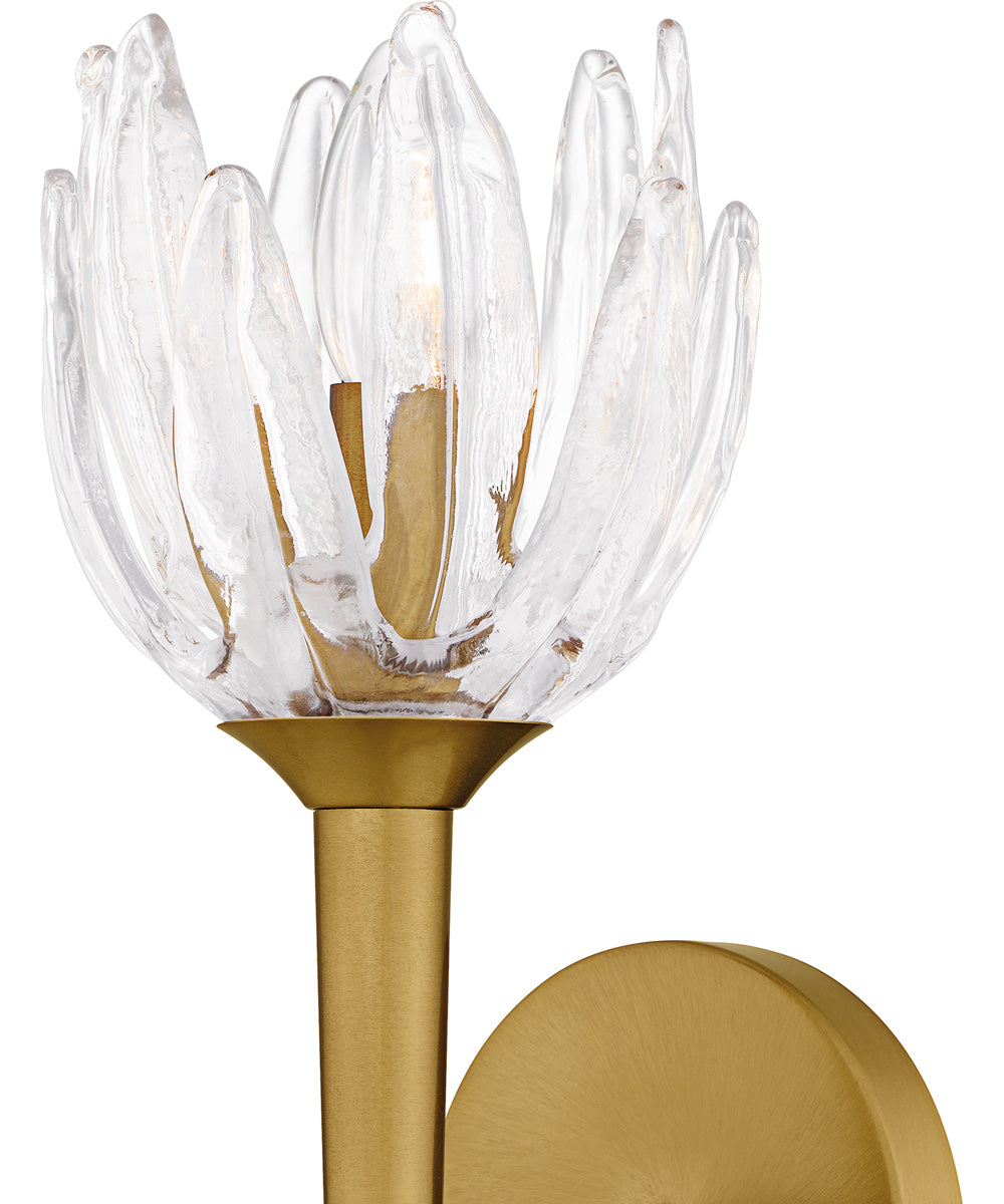 Shea Small 1-light Wall Sconce Brushed Gold