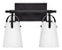 Foster 2-Light Small Two Light Vanity in Black