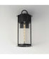 Windsor 1-Light Large Outdoor Wall Sconce Black Patina