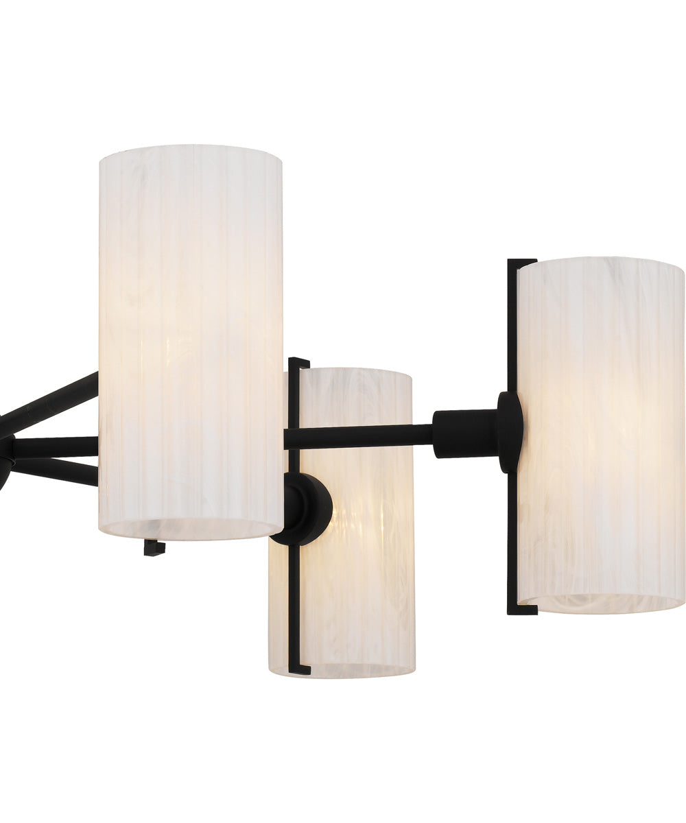 Curran 6-light Chandelier Matte Black