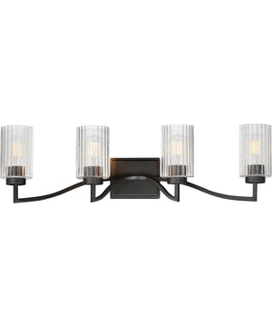 Rigata 4-Light Bath Vanity Black