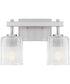 Brenthouse Medium 2-light Bath Light Brushed Nickel