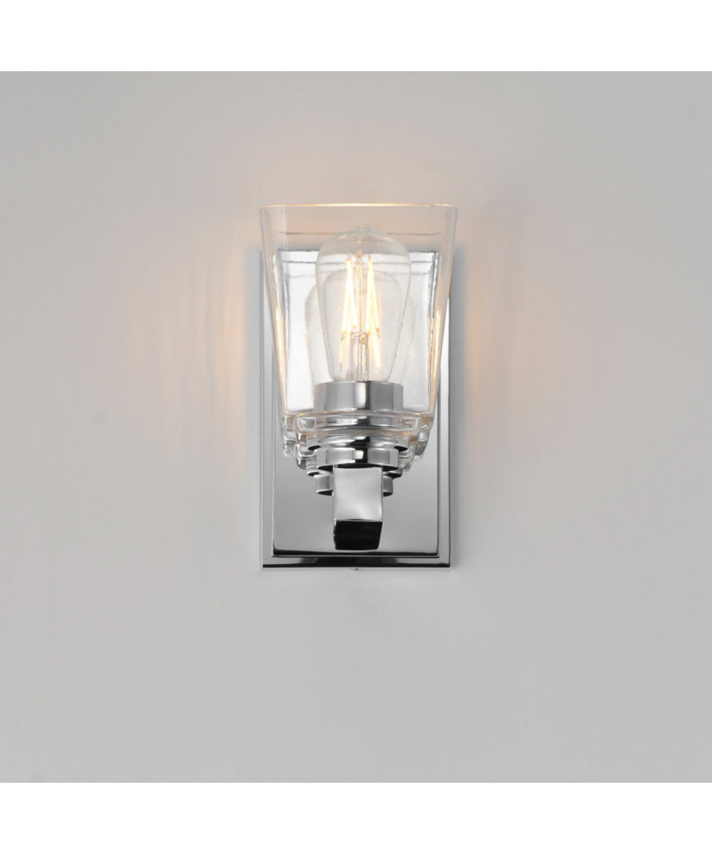 Cubos 1-Light Wall Sconce Polished Chrome