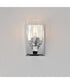 Cubos 1-Light Wall Sconce Polished Chrome