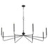 Providence 8-light Chandelier Matte Black