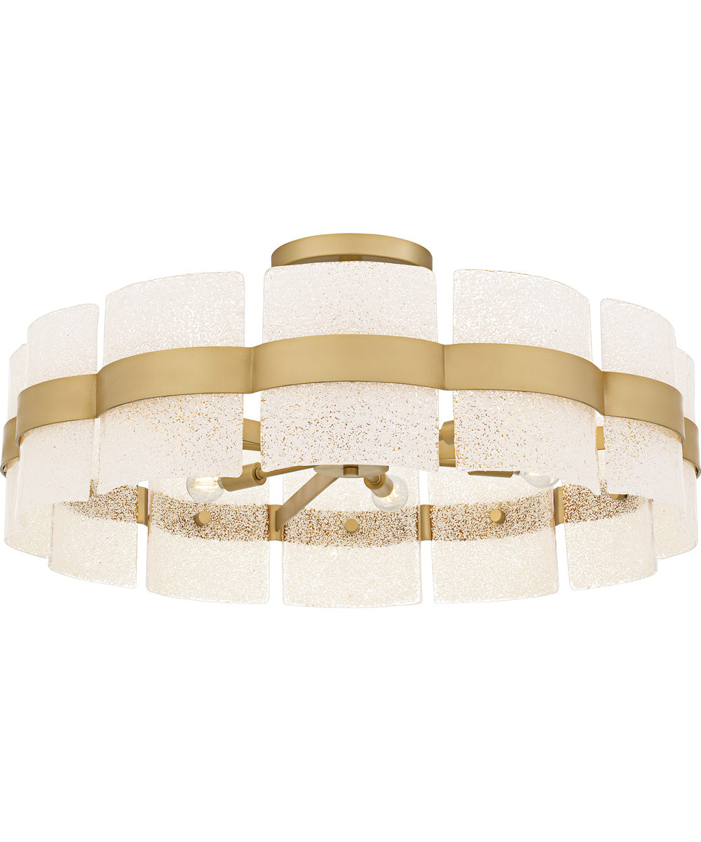 Sweeney Extra Large 6-light Semi Flush Mount Soft Gold