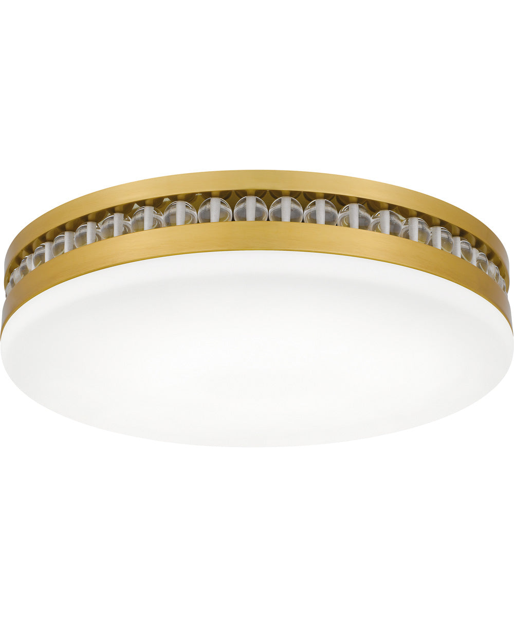 Quoizel Flush Mount Medium Flush Mount Brushed Gold