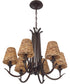 Kokomo 6-Light Lighting Aged Bronze Brushed